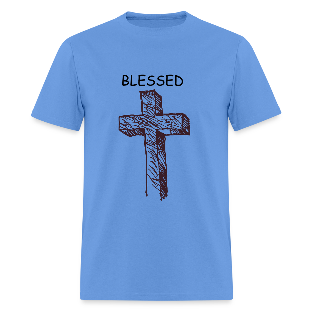 Blessed classic T shirt - carolina blue