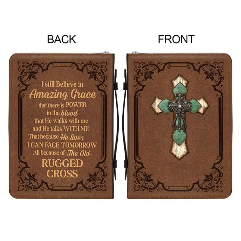 Bible Bags Creative Pattern Study Bible Cover With Handle Bible Book Cover For Scripture Study Bible Protector Bible Tote Bag