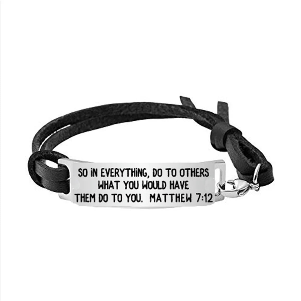 Religious Christian Gifts Christian Bracelet Religious Leather Bracelets Jewelry Christmas Encouragement Inspirational Bracelets