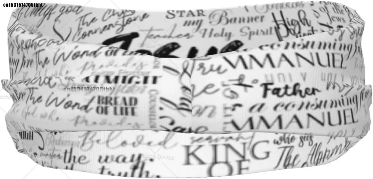 Jesus Christian Headbands Non Slip Sweatband Fashion Summer Hair Bands for Tennis,Basketball,Running,Gym,Working Out