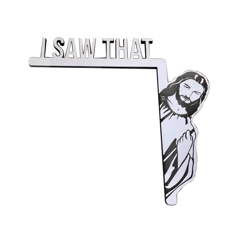 Funny Jesus Door Hanger Funny Home Decor NEW Jesus I Saw That Creative Home Decor Jesus I Saw That I Over Wood Door Jesus Sign