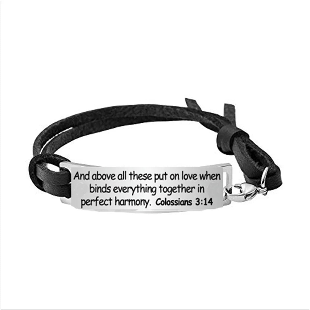 Religious Christian Gifts Christian Bracelet Religious Leather Bracelets Jewelry Christmas Encouragement Inspirational Bracelets