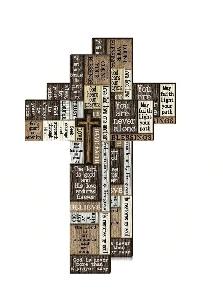 Christians Crossword Wall Signs Words And Say Wooden Crosses With Inspirational Words Motivational Signs Wooden Plaque