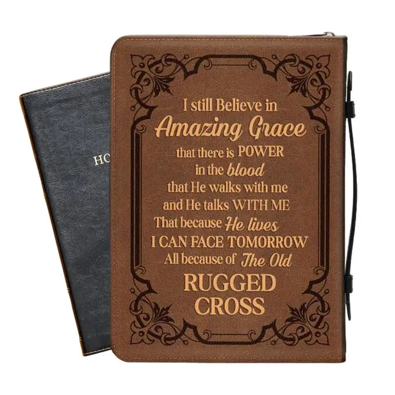 Bible Bags Creative Pattern Study Bible Cover With Handle Bible Book Cover For Scripture Study Bible Protector Bible Tote Bag