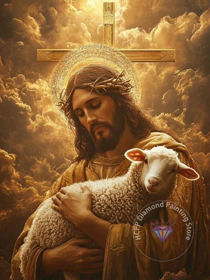 Jesus Christ Diamond Painting Kit 5D DIY Diamond Embroidery Cross Stitch Handmade Art Gift Crafts Home Decor Gift