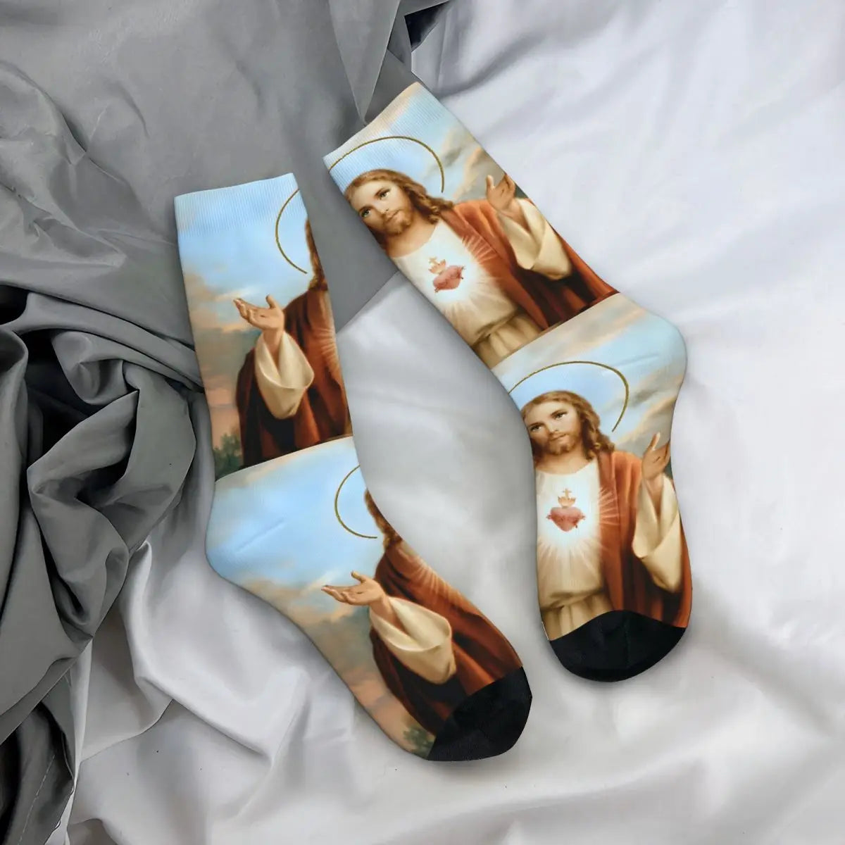Religion Love Jesus Socks Male Mens Women Summer Stockings Hip Hop