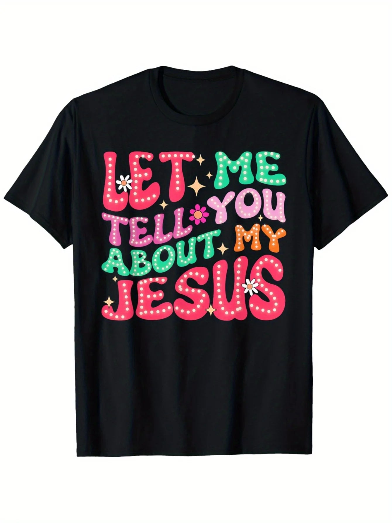 EXpression of Faith short-sleeved T-shirt, daily wear, men's and women's T-shirt, machine washable, cotton top