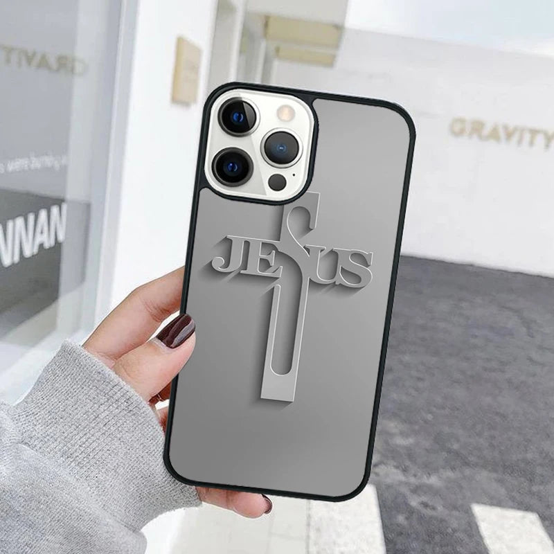 Faith Christian Religious Jesus Phone Case Cover For iPhone 15 16 11 13 14 Pro Max 12 mini Plus X XS Max XR Fundas