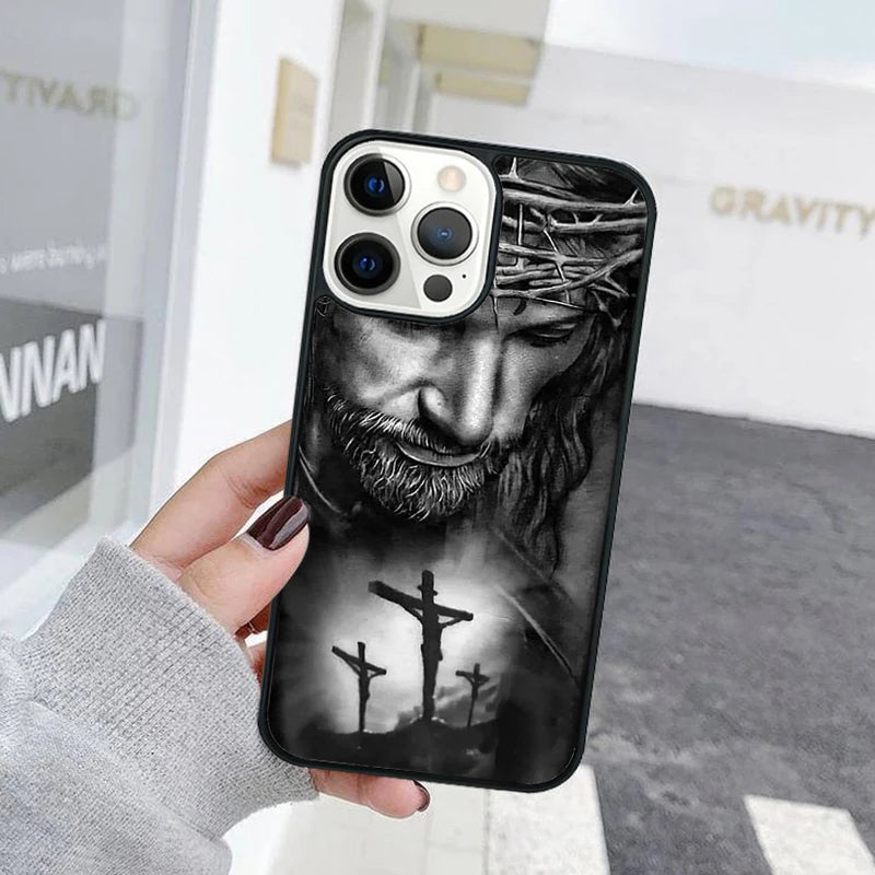Faith Christian Religious Jesus Phone Case Cover For iPhone 15 16 11 13 14 Pro Max 12 mini Plus X XS Max XR Fundas
