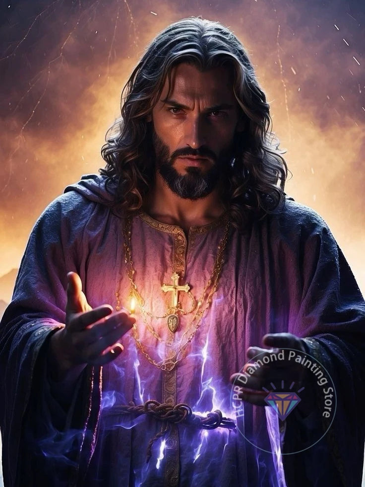 Jesus Christ Diamond Painting Kit 5D DIY Diamond Embroidery Cross Stitch Handmade Art Gift Crafts Home Decor Gift