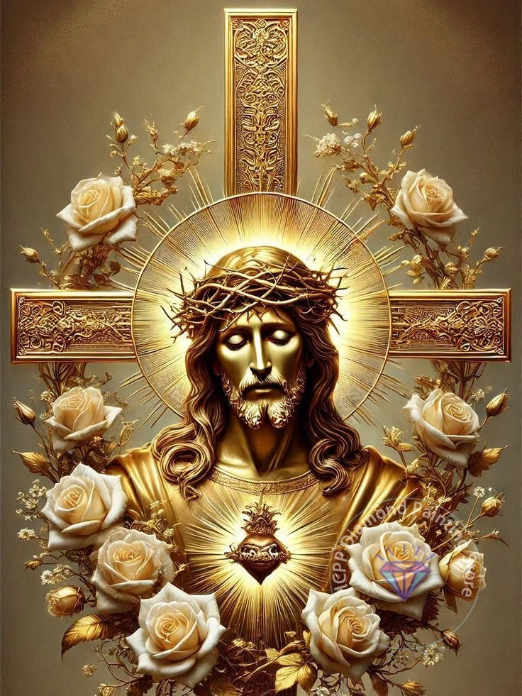 Jesus Christ Diamond Painting Kit 5D DIY Diamond Embroidery Cross Stitch Handmade Art Gift Crafts Home Decor Gift
