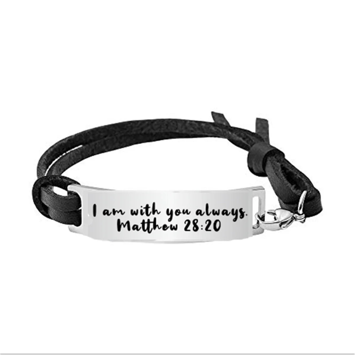 Religious Christian Gifts Christian Bracelet Religious Leather Bracelets Jewelry Christmas Encouragement Inspirational Bracelets