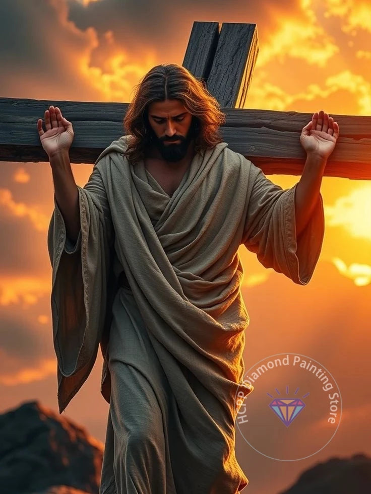 Jesus Christ Diamond Painting Kit 5D DIY Diamond Embroidery Cross Stitch Handmade Art Gift Crafts Home Decor Gift