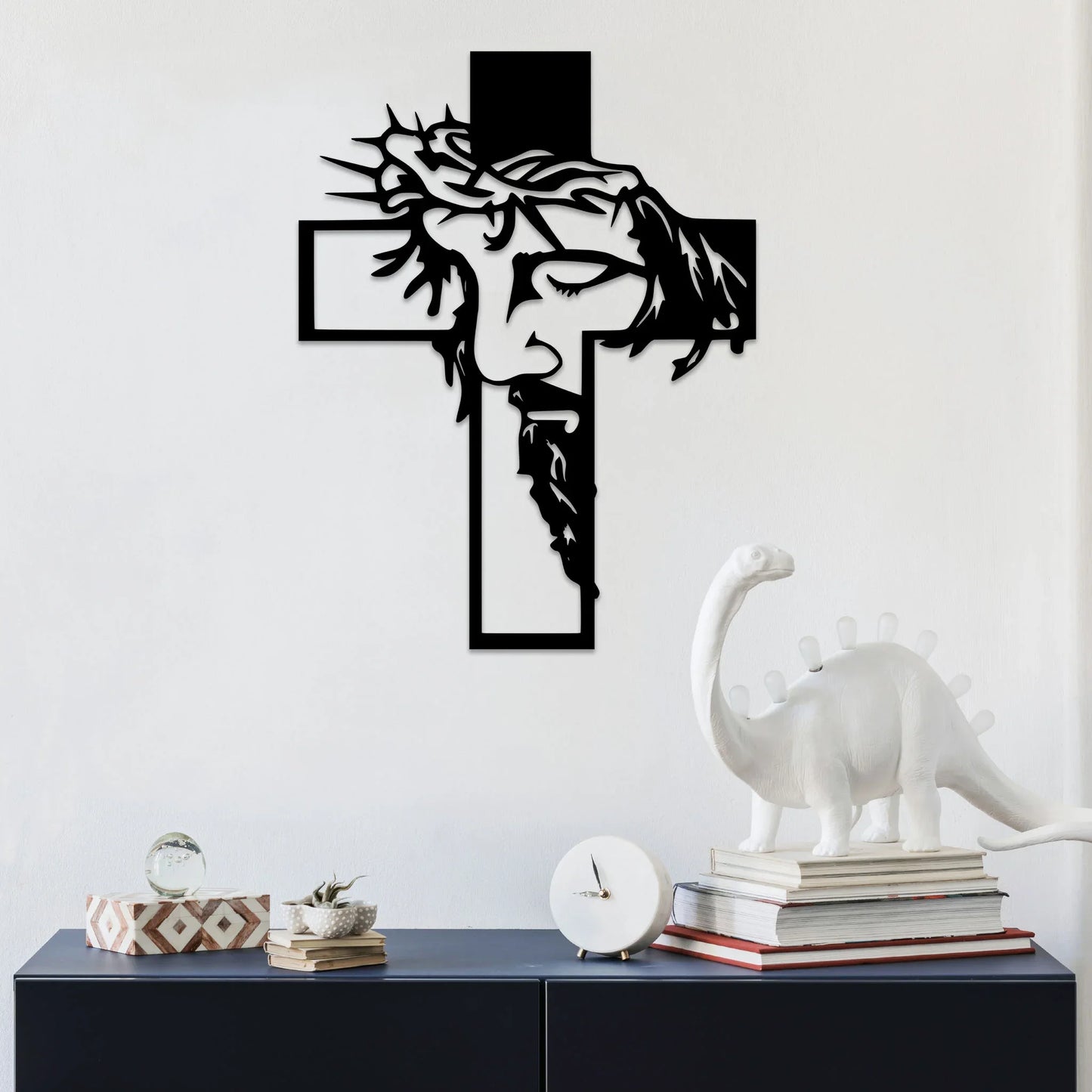 Jesus Cross Metal Wall Decor Religious Metal Wall Art Metal Crosses Wall Decor Metal Catholic Crosses Wall Decor