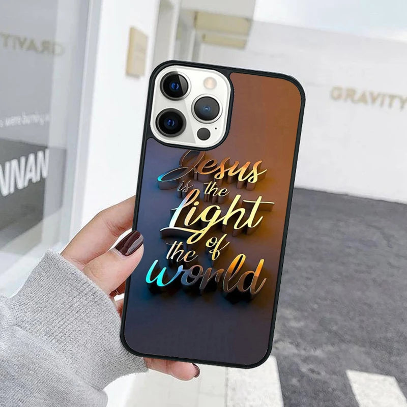 Faith Christian Religious Jesus Phone Case Cover For iPhone 15 16 11 13 14 Pro Max 12 mini Plus X XS Max XR Fundas