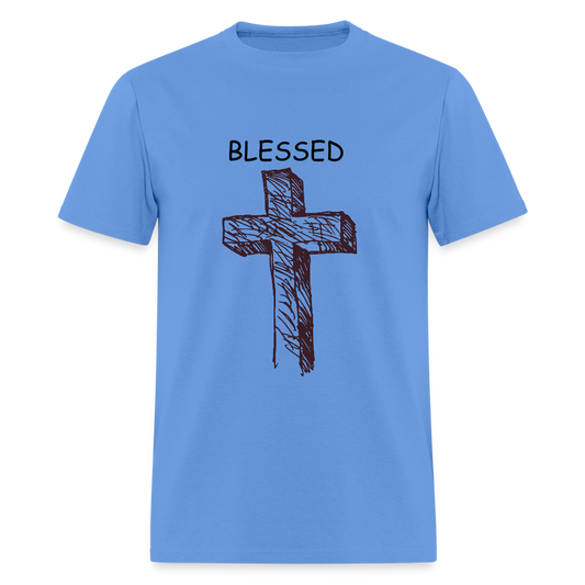 Blessed classic T shirt - carolina blue