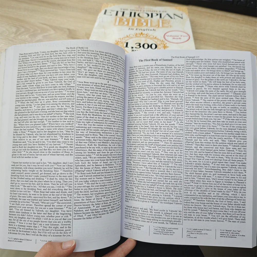THE MOST COMPLETE ETHIOPIAN BIBLE In English, Containing 1,300 Books with 88 New Additions and Missing Apocrypha, Book of Enoch