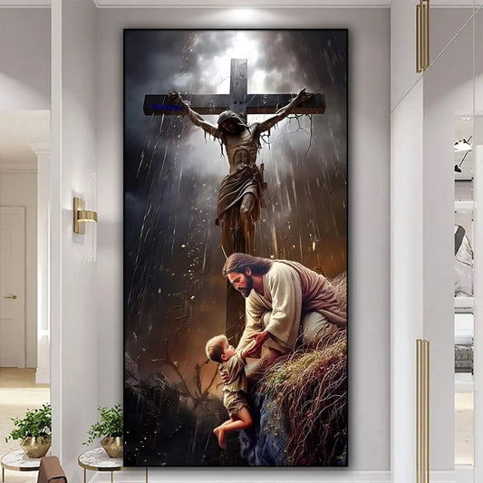 Jesus King James Version DIY Diamond Painting New 2025 Full Square Round Diamond Mosaic Embroidery Cross Stitch Craft Home Decor