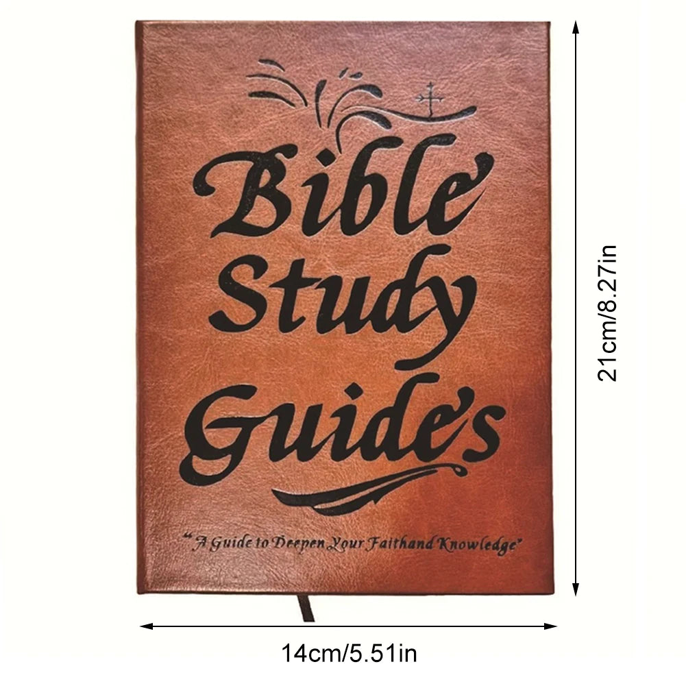66-Page Bible Study Guide Religious Faith-Based Notebook Bible Book Scripture Note & Prayer Reflections Devotional Journal