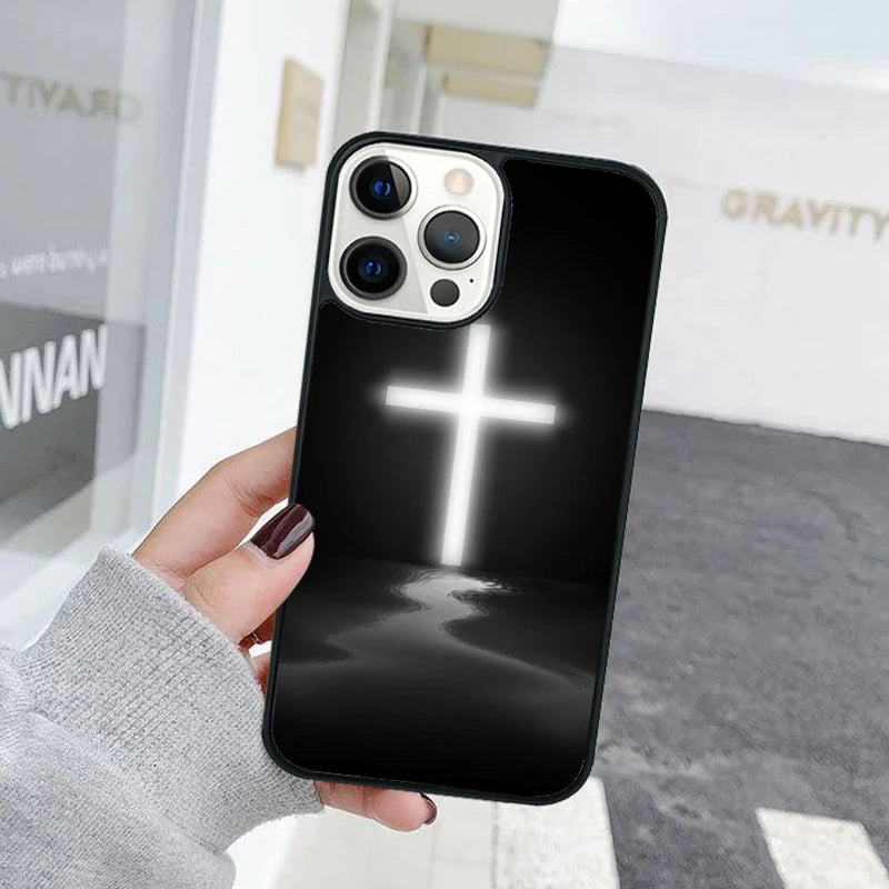 Faith Christian Religious Jesus Phone Case Cover For iPhone 15 16 11 13 14 Pro Max 12 mini Plus X XS Max XR Fundas