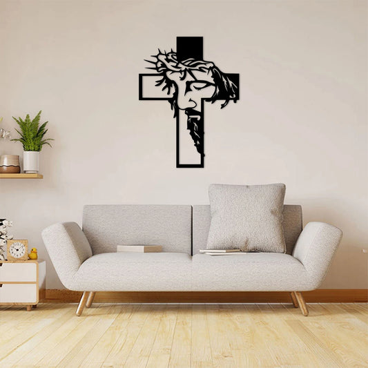 Jesus Cross Metal Wall Decor Religious Metal Wall Art Metal Crosses Wall Decor Metal Catholic Crosses Wall Decor