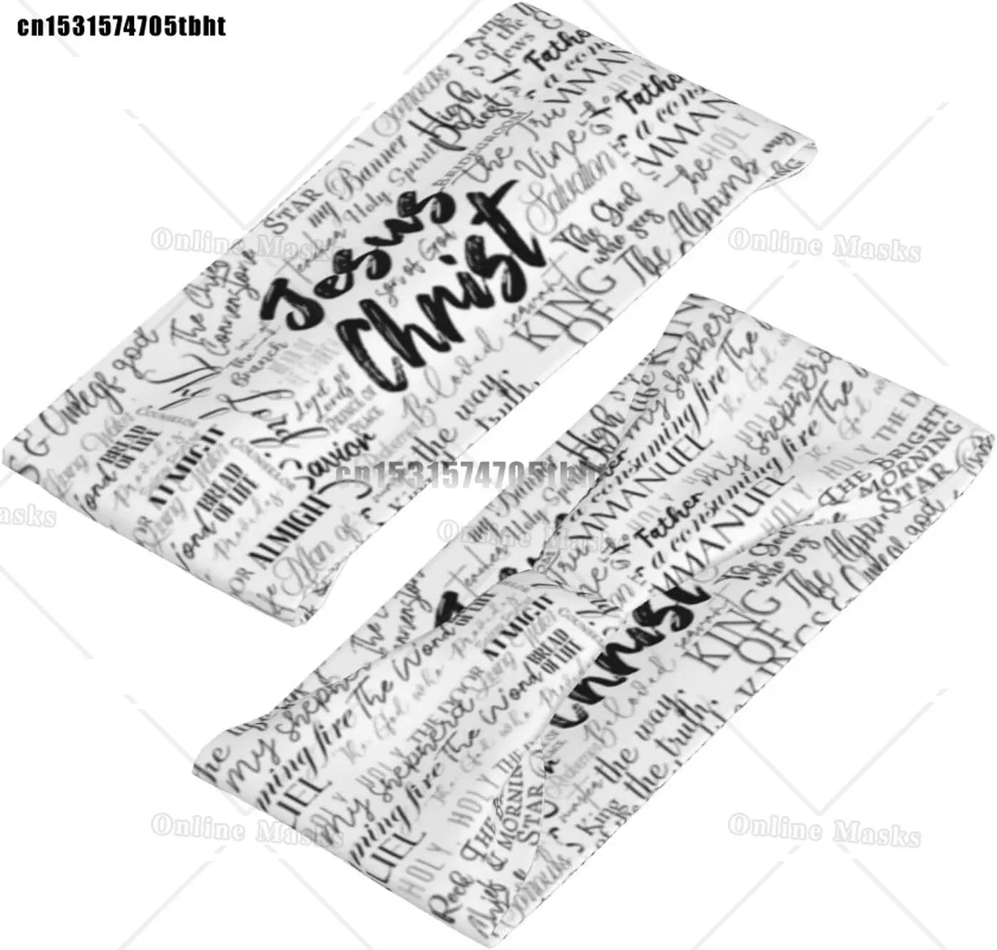 Jesus Christian Headbands Non Slip Sweatband Fashion Summer Hair Bands for Tennis,Basketball,Running,Gym,Working Out