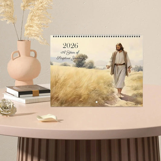 2026 Calendar 2026 Bible Story Calendar Hangable Planner Wall Decoration For Daily Planning Home Workplace Classroom Dorm Family